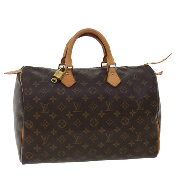 LOUIS VUITTON Monogram Speedy 35 Hand Bag M41524 LV Auth 49460