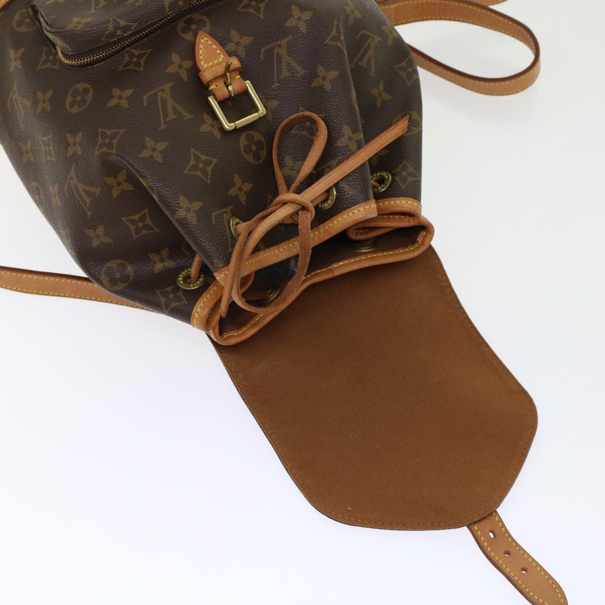 LOUIS VUITTON Monogram Montsouris MM Backpack M51136 LV Auth 49462