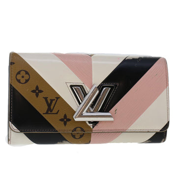 Louis Vuitton Portefeuille Twist Pink Leather Wallet (Pre-Owned)