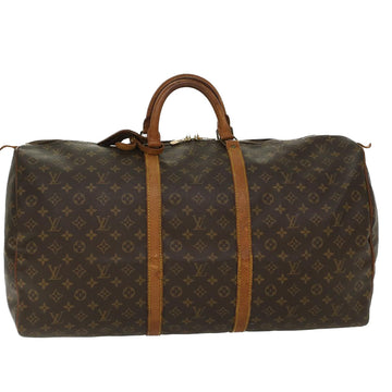 LOUIS VUITTON Monogram Keepall 60 Boston Bag M41422 LV Auth 49619