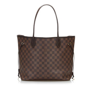 Louis Vuitton Damier Ebene Neverfull MM Tote Bag