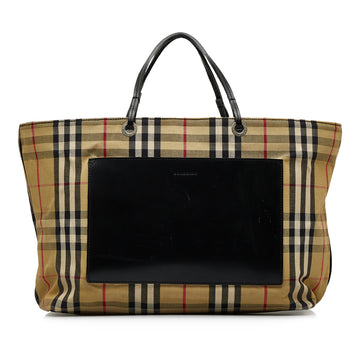 BURBERRY House Check Tote Tote Bag