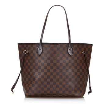 LOUIS VUITTON Damier Ebene Neverfull MM Tote Bag