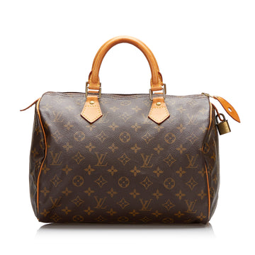 Louis Vuitton Monogram Speedy 25 Boston Bag