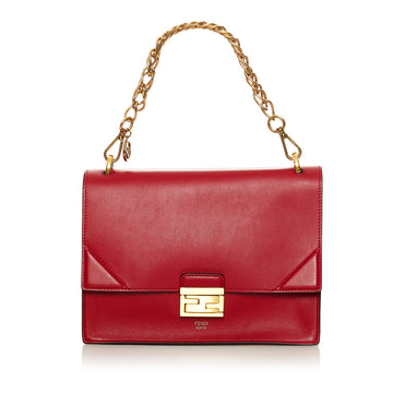 Fendi Kan U Leather Satchel