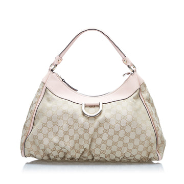 Gucci GG Canvas Abbey D-Ring Shoulder Bag