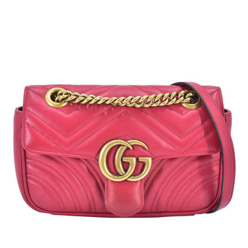 GUCCI Mini GG Marmont Matelasse Crossbody Bag