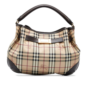 BURBERRY Haymarket Check Satchel