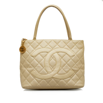 CHANEL Caviar Medallion Tote Tote Bag