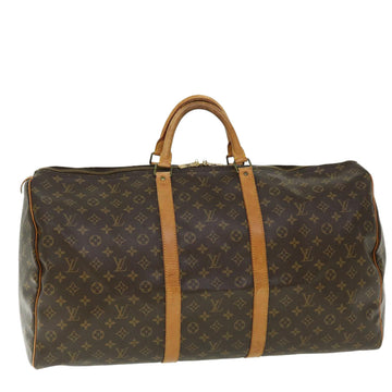 LOUIS VUITTON Monogram Keepall 60 Boston Bag M41422 LV Auth 50054