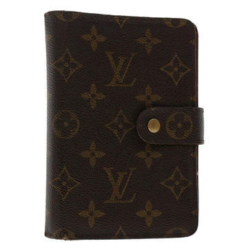 LOUIS VUITTON Monogram Porte Papier Zip Wallet M61207 LV Auth 50244