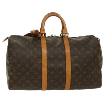 LOUIS VUITTON Monogram Keepall 45 Boston Bag M41428 LV Auth 50349