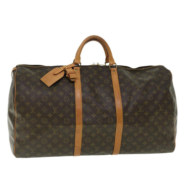 LOUIS VUITTON Monogram Keepall 60 Boston Bag M41422 LV Auth 50358