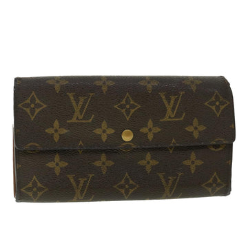 LOUIS VUITTON Monogram Portefeuille Sarah Long Wallet M61734 LV Auth 50868