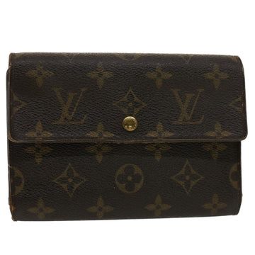 LOUIS VUITTON Monogram Porte Tresor Etui Papie Wallet M61202 LV Auth 50871