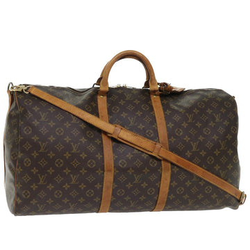 LOUIS VUITTON Monogram Keepall Bandouliere 60 Boston Bag M41412 LV Auth 50977