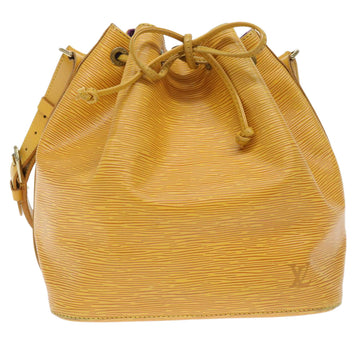 LOUIS VUITTON Epi Petit Noe Shoulder Bag Tassili Yellow M44109 LV Auth 50978