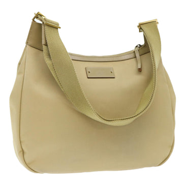 GUCCI Shoulder Bag Canvas Beige 90762 Auth 51000