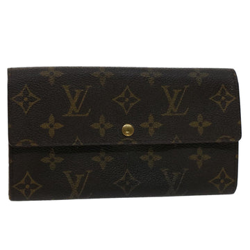 LOUIS VUITTON Monogram Pochette Porte Monnaie Credit Wallet M61725 Auth 51063