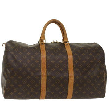 LOUIS VUITTON Monogram Keepall 50 Boston Bag M41426 LV Auth 51087