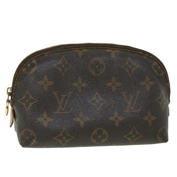 LOUIS VUITTON Monogram Pochette Cosmetic PM Cosmetic Pouch M47515 LV Auth 51146