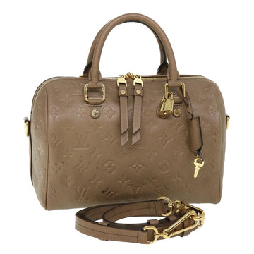 LOUIS VUITTON Monogram Empreinte Speedy Bandouliere 25 Bag M41019 LV Auth 51242