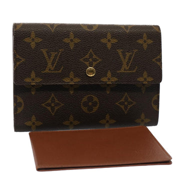 LOUIS VUITTON Monogram Porte Tresor Etui Papie Wallet M61202 LV Auth 51287