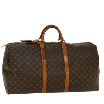 LOUIS VUITTON Monogram Keepall 60 Boston Bag M41422 LV Auth 51379