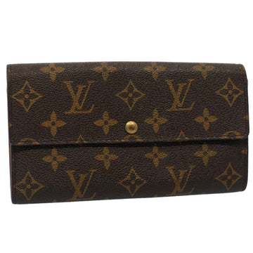 LOUIS VUITTON Monogram Pochette Porte Monnaie Credit Wallet M61725 Auth 51400