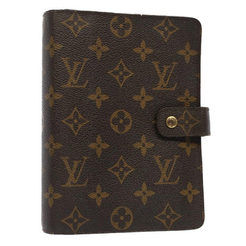 LOUIS VUITTON Monogram Agenda MM Day Planner Cover R20105 LV Auth 51535