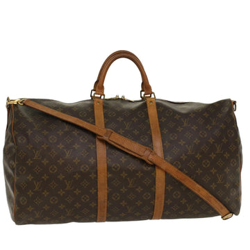 LOUIS VUITTON Monogram Keepall Bandouliere 60 Boston Bag M41412 LV Auth 51568