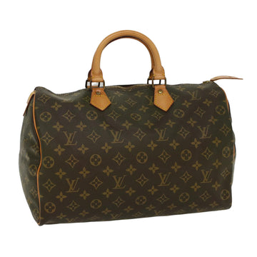 LOUIS VUITTON Monogram Speedy 35 Hand Bag M41524 LV Auth 51624