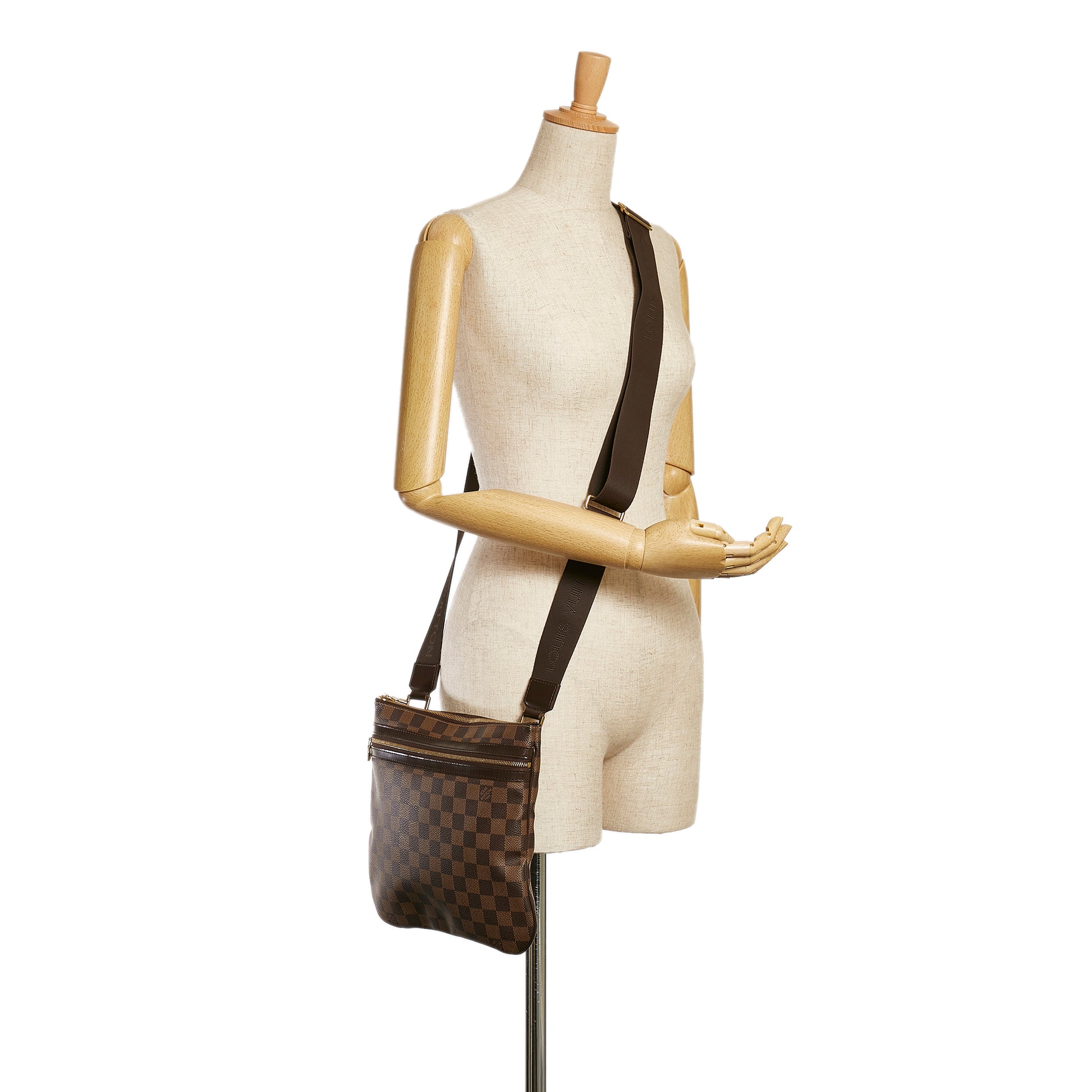 Louis Vuitton, Bags, Louis Vuitton Damier Ebene Bosphore Crossbody Bag