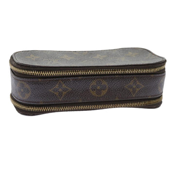 LOUIS VUITTON Monogram Trousse Brush PM Cosmetic Pouch M47510 LV Auth 51724