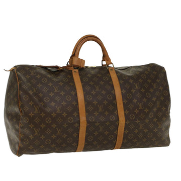 LOUIS VUITTON Monogram Keepall 60 Boston Bag M41422 LV Auth 51811