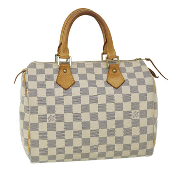 LOUIS VUITTON Damier Azur Speedy 25 Hand Bag N41534 LV Auth 51956