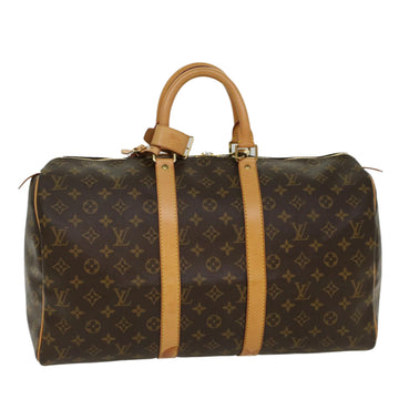 LOUIS VUITTON Monogram Keepall 45 Boston Bag M41428 LV Auth 52137