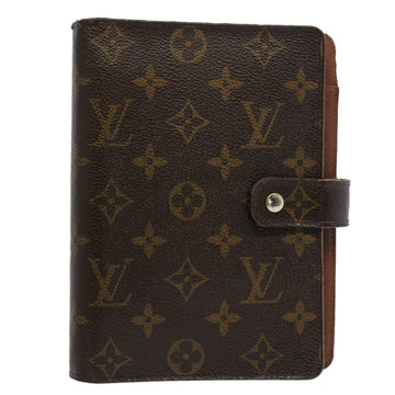 LOUIS VUITTON Monogram Agenda MM Day Planner Cover R20105 LV Auth 52548