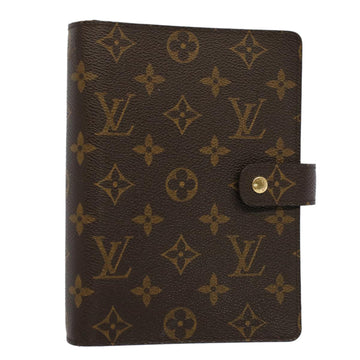 LOUIS VUITTON Monogram Agenda MM Day Planner Cover R20105 LV Auth 52550