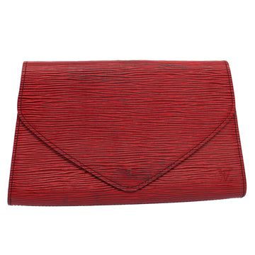 LOUIS VUITTON Epi Art Deco Clutch Bag Red M52637 LV Auth 52621