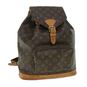 LOUIS VUITTON Monogram Montsouris GM Backpack M51135 LV Auth 52719