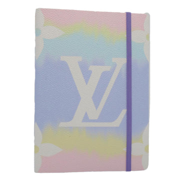 LOUIS VUITTON Escal Kai Eclamance Note Cover Purple Pink GI0487 LV Auth 52832