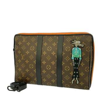 Louis Vuitton Monogram Zoom with Friends Keepall Pouch Clutch Bag