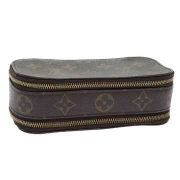 LOUIS VUITTON Monogram Trousse Brush PM Cosmetic Pouch M47510 LV Auth 53813