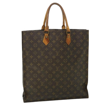 LOUIS VUITTON Monogram Sac Plat Hand Bag M51140 LV Auth 53922