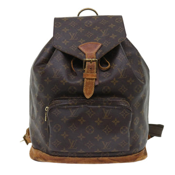 LOUIS VUITTON Monogram Montsouris GM Backpack M51135 LV Auth 53924