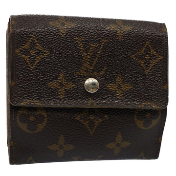 LOUIS VUITTON Monogram Portefeuille Elise Wallet M61654 LV Auth 54096