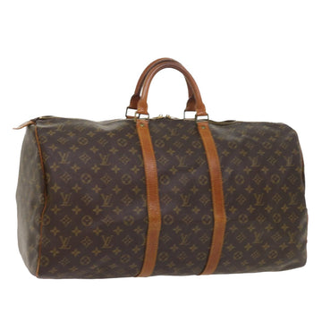 LOUIS VUITTON Monogram Keepall 55 Boston Bag M41424 LV Auth 54272