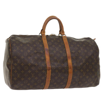 LOUIS VUITTON Monogram Keepall 55 Boston Bag M41424 LV Auth 54273