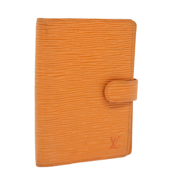 LOUIS VUITTON Epi Agenda PM Day Planner Cover Orange Mandarin R2005H Auth 54436